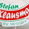 Reklameschild mit Konturschnitt